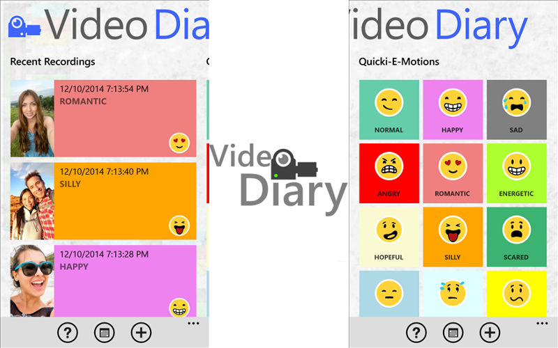 video diary app